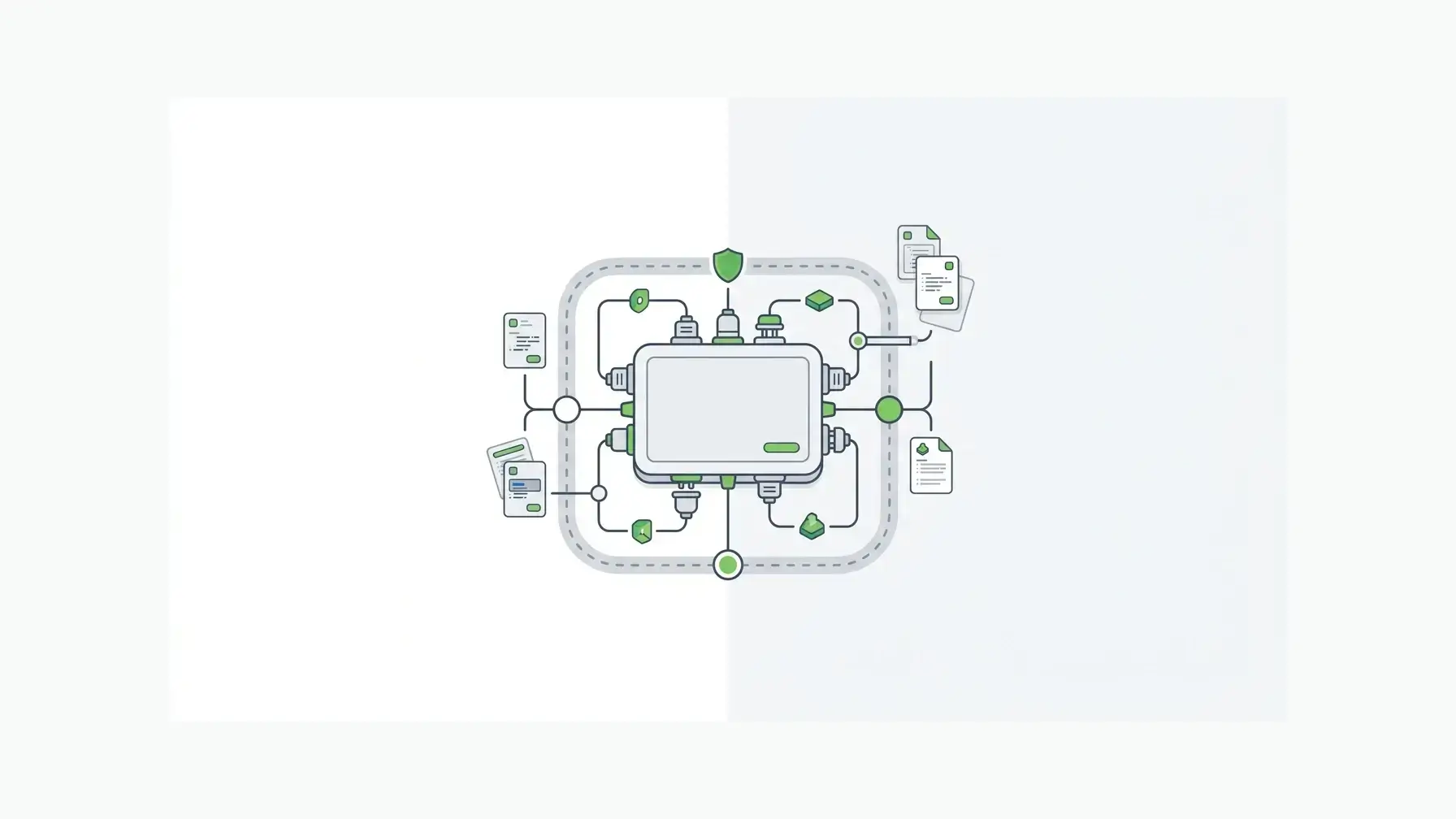 open source ai agent framework: Open source agent framework tooling and governance shown with tool connectors, policy boundary, and audit evidence