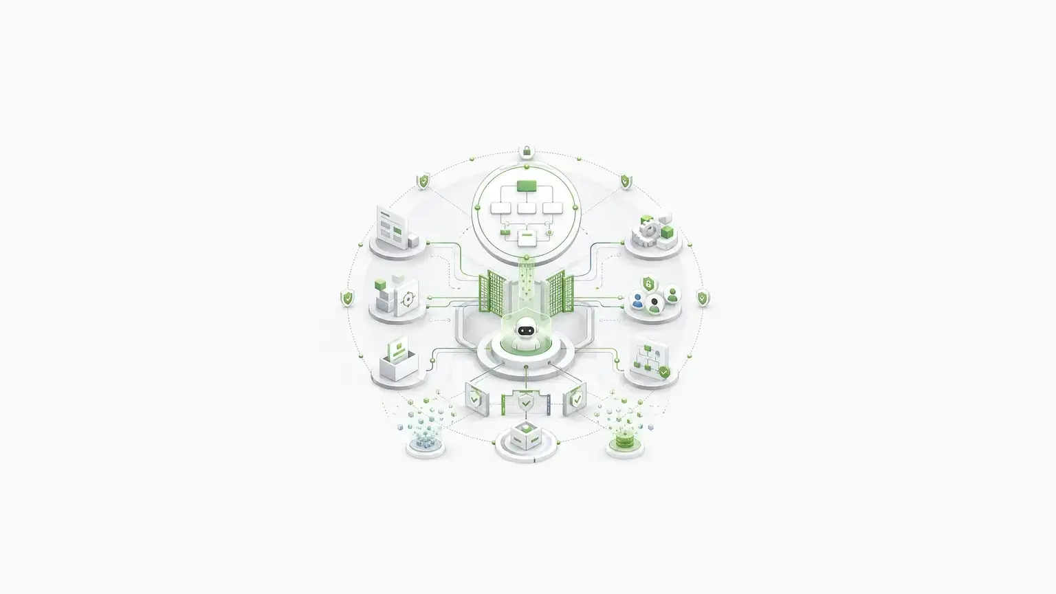 ai governance platform: Form.io governed schema connecting agents to forms APIs submissions permissions and workflow actions