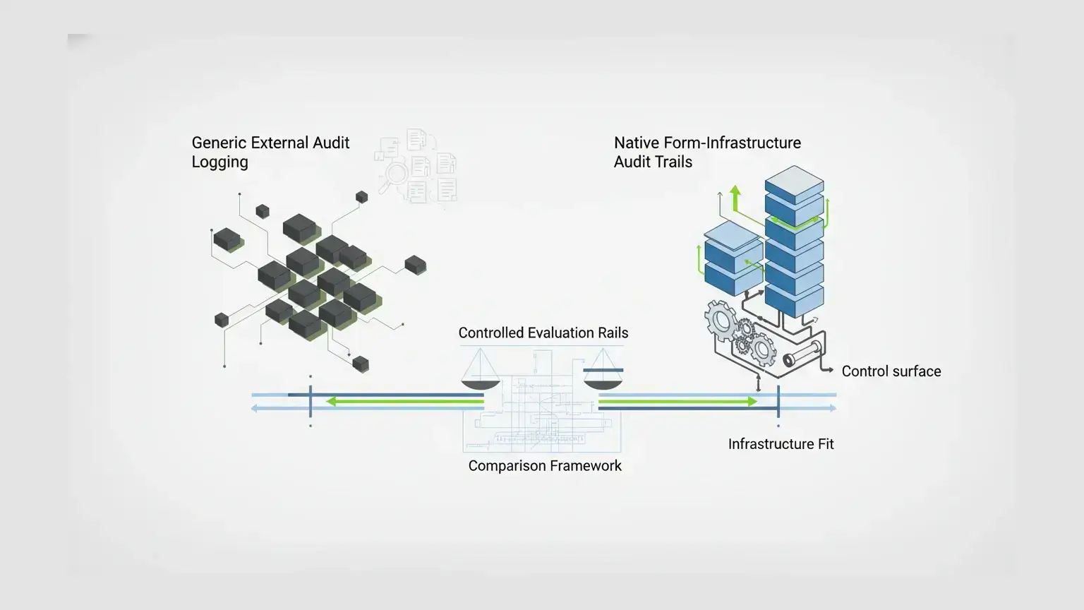 audit trail software: Generic audit logging compared with native form infrastructure audit trails and revision history