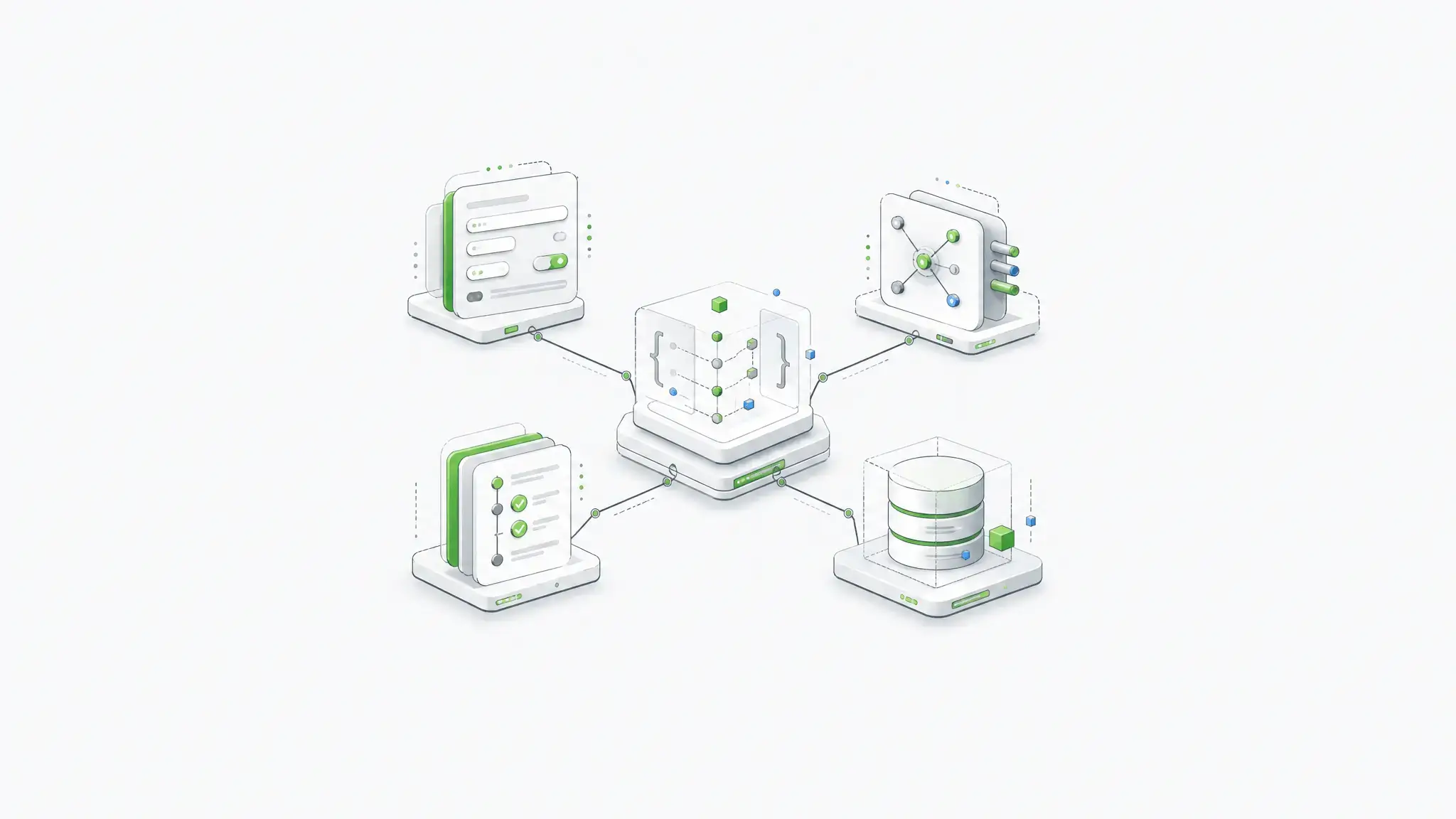 JSON schema powering compliance forms, generated APIs, audit logs, and internal systems.