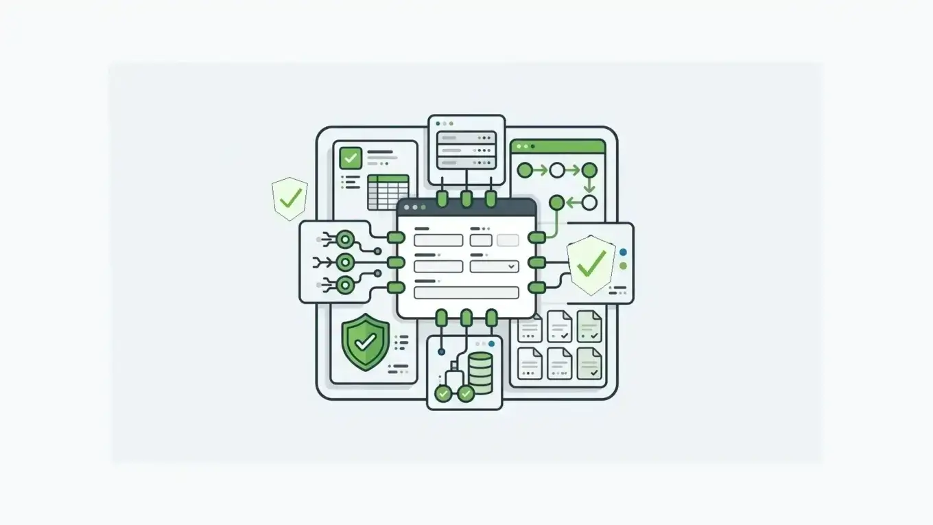 form builder software becoming governed enterprise infrastructure with schema APIs workflow permissions and deployment control