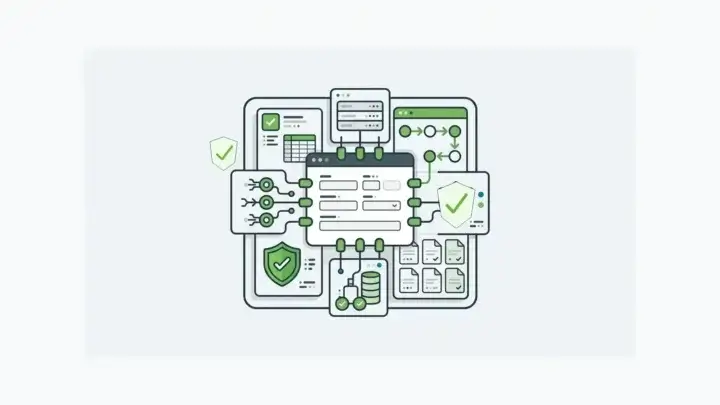 form builder software becoming governed enterprise infrastructure with schema APIs workflow permissions and deployment control