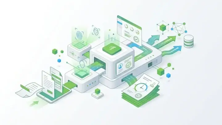 kyc onboarding software: KYC onboarding intake forms connected to identity verification, review workflows, APIs, and audit evidence