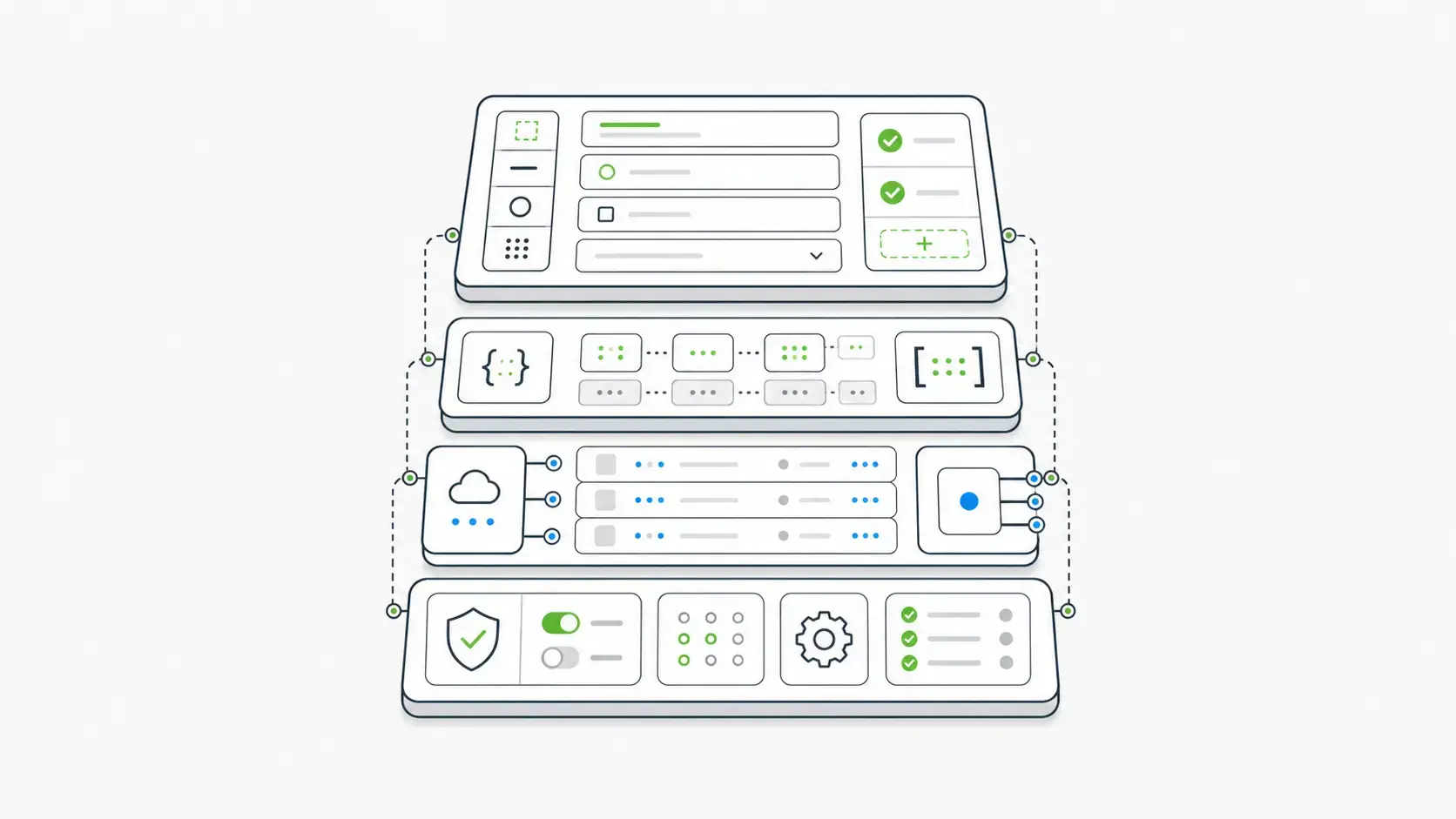 open source form builders evaluation layers for builder UI, JSON schema, API submissions, and governance controls
