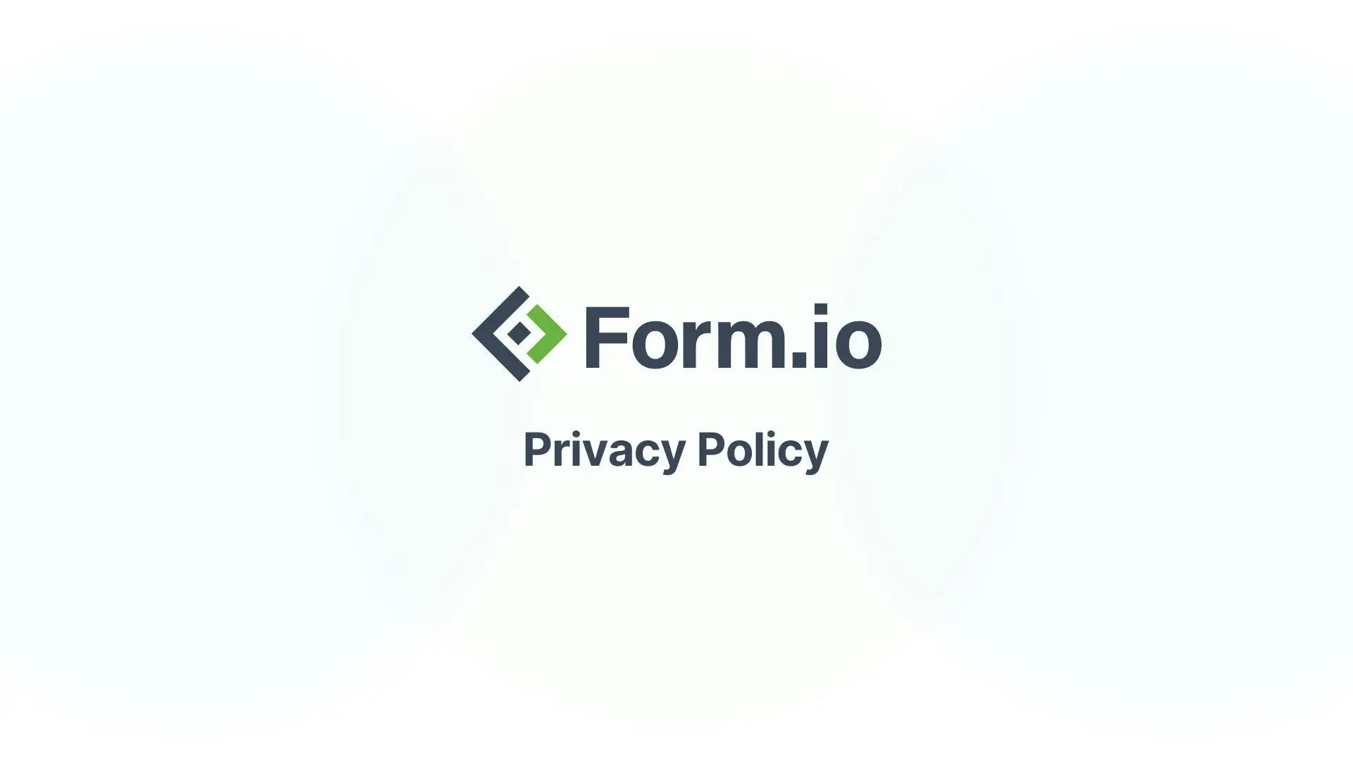 Form.io Privacy Policy - Form.io