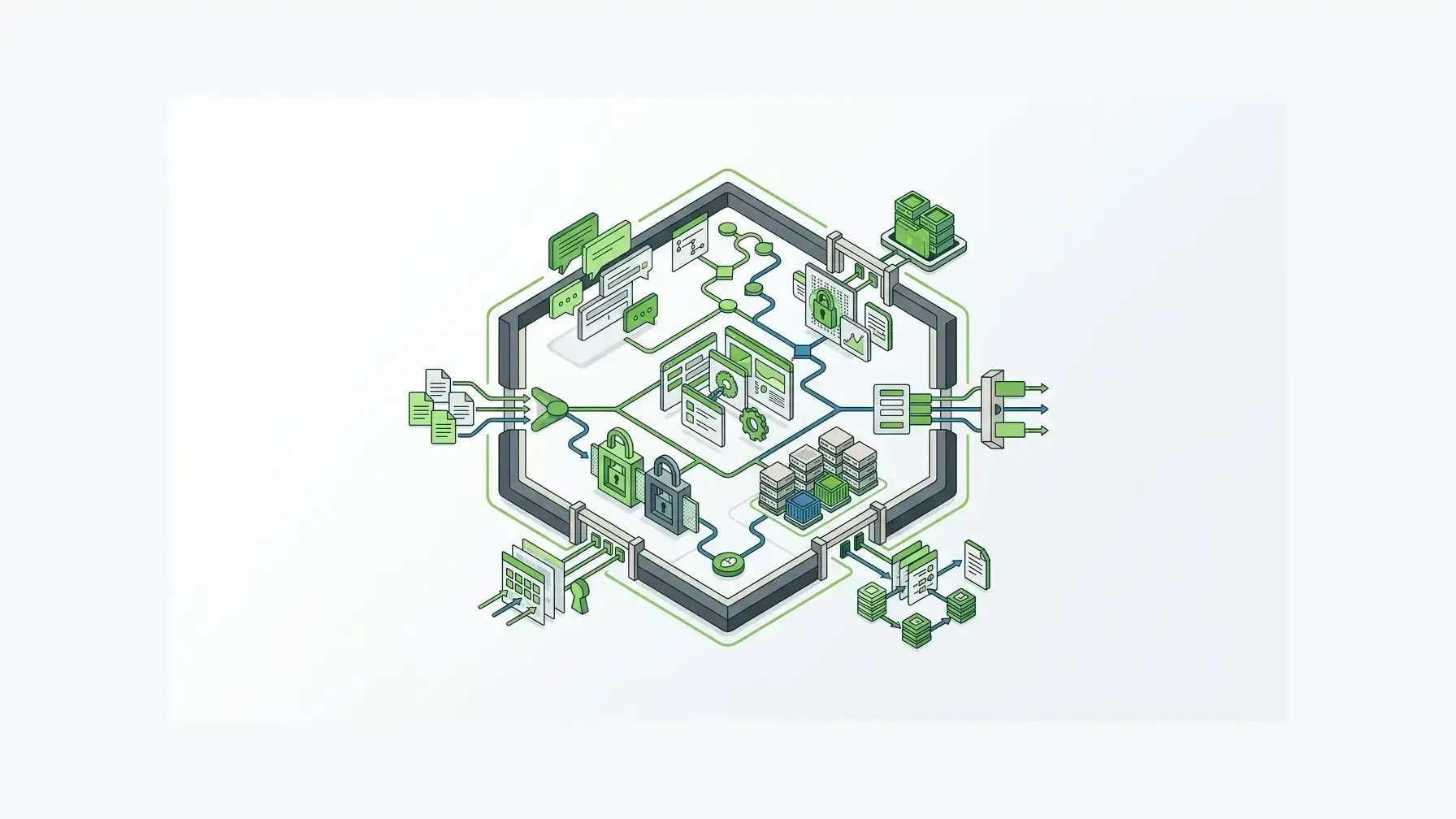 typeform alternatives: Governed self-hosted form layer connecting form UI schema submissions APIs permissions and audit evidence.